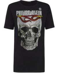 Philipp Plein - Round Neck SS Flame T-shirt - Lyst