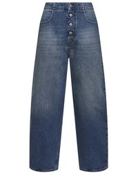 MM6 by Maison Margiela - Loose Fit Jeans - Lyst