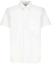 Comme des Garçons - Camicia bianca con colletto e bottoni - Lyst