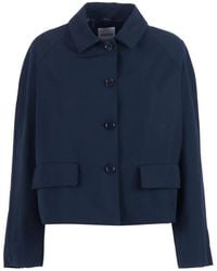 Aspesi - Jassen ,Blauw ,Giacca - Lyst