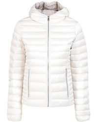 Ciesse Piumini - Witte Parka Jas Met Capuchon - Lyst