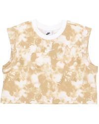 Nike - Wave Dye Cropped Tank Top - Lyst