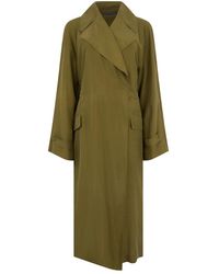 Alberta Ferretti - Double-Breasted Coats - Lyst