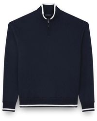 Paul & Shark - Cool Touch Wolle Half Zip Pullover - Lyst