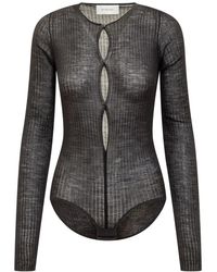 Sportmax - Tops ,Zwart ,Wol Body Dinar - Lyst