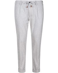 Eleventy - Slim-Fit Trousers - Lyst