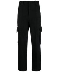 Axel Arigato - Broeken ,Zwart ,Polyester Zwarte Cargo Broek Polyester Casual - Lyst