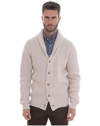 Fay - Truien & Vesten ,Wol Cardigan Met Knopen - Lyst