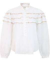 Isabel Marant - Blouse Met Ruches - Lyst