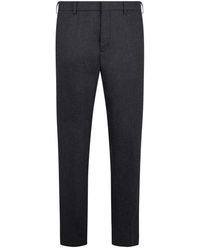 Moorer - Broeken ,Grijs ,Elegante Pantalon - Lyst