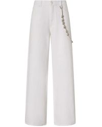 Pinko - Wide Jeans - Lyst