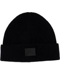 Anine Bing - Accessoires ,Zwart ,Kasjmier Carley Beanie - Lyst