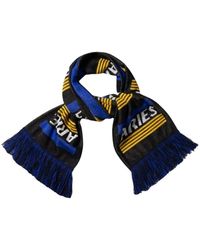 Aries - Accessoires ,Blauw ,Wol Creditcard Sjaal - Lyst