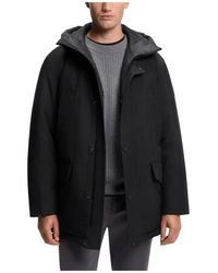 BOSS - Jassen ,Zwart ,Water-Resistant Full-Zip Jacket - Lyst