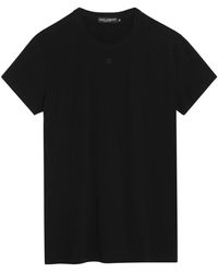Dolce & Gabbana - Dolce & Gabbana T-Shirt With Logo Embroidery - Lyst