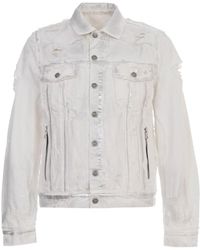 Balmain Denim Jacket Lamination - Wit