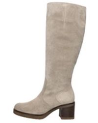 Gabor - Wildleder Stiefel Mit Blockabsatz - Lyst