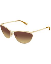 Chloé - Cat-Eye Frame Zonnebril - Lyst
