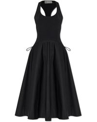 Tory Burch - Midi-Jurk Met Gekruiste Rug - Lyst
