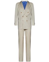 Kiton - Suits > suit sets > double breasted suits - Lyst