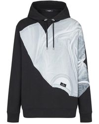 Balmain - Hoodie Met T-Shirt Print - Lyst