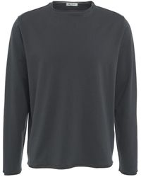 STEFAN BRANDT - Sweatshirt mit abgerundetem saum und rundhalsausschnitt - Lyst
