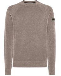 Rrd - Truien & Vesten ,Polyester Minimalistische Ronde Hals Chenille Trui - Lyst