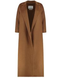 Max Mara - Jassen ,Bruin ,Wol Gitano Long Coat - Lyst