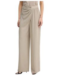 SIMONA CORSELLINI - Broeken ,Polyester Wijde Broek - Lyst