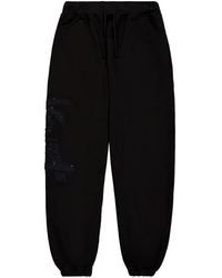 Laneus - Pantalones de chándal negros con estampado de palmera - Lyst