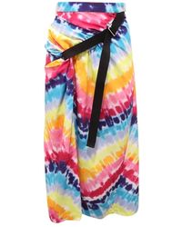 KENZO - Midi Skirts - Lyst