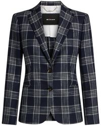 Kiton - Getailleerd Jasje Met Ruitpatroon - Lyst