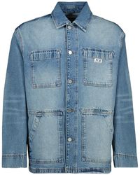 IRO - Jassen ,Blauw ,Denim Klassieke Blauwe Denim Jas - Lyst