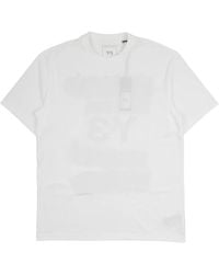 Y-3 - Tops ,Wit ,Katoen U Gfx Ss Tee - Lyst