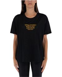 Tom Ford - Camiseta de jersey de seda - Lyst