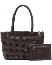 Officine Creative - Susan woven leather tote bag - Lyst