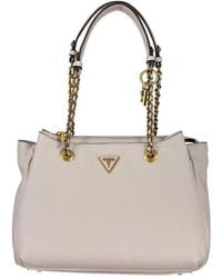 Guess - Roze Handtas Met Meerdere Vakken - Lyst