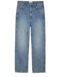 Anine Bing - Blaue gewaschene denim jeans - Lyst