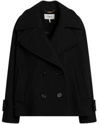 Chloé - Double-Breasted Coats - Lyst
