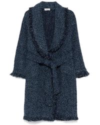 Charlott - Jassen ,Blauw ,Stijlvolle Vest Voor Vrouwen - Lyst