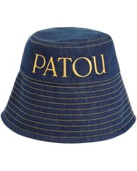 Patou - Accessoires ,Blauw ,Denim Denim Bucket Hat - Lyst
