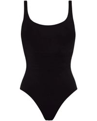 Eres - Badmode ,Blauw ,Grafische Taille Badpak - Lyst