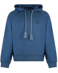 Etro - Hoodie Met Trekkoord En Borduurwerk - Lyst