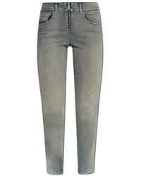 DIESEL - Jeans ,Grijs ,Katoen 2017 Slandy L.32 Jeans - Lyst