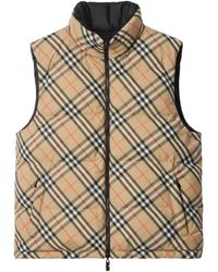 Burberry - Vests - Lyst
