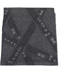 Kiton - Accessoires ,Grijs ,Kasjmier Cashmere Sjaal Met Logo - Lyst