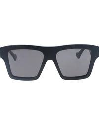 Gucci - Ikonoische sonnenbrille mit einheitlichen gläsern - Lyst