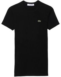 Lacoste - T-shirt moderna in cotone biologico - Lyst