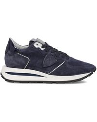 Philippe Model - Schoenen ,Blauw ,Katoen Sneakers Trpx Haute Running - Lyst