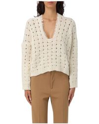 Liviana Conti - V-Neck Knitwear - Lyst